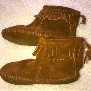 Vintage Leather Mocassins for toddlers